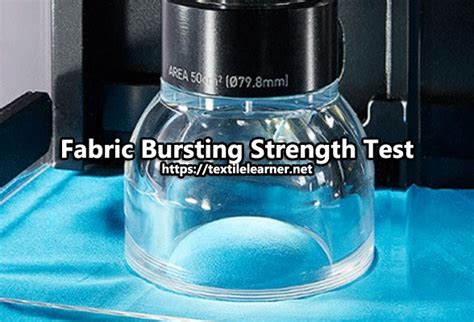 diaphragm bursting strength tester method|diaphragm vs ball burst test.